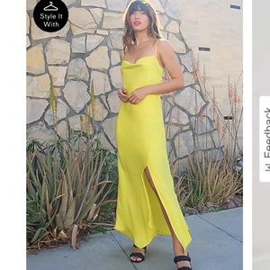 EXPRESS Cowl Neck Slip Dress